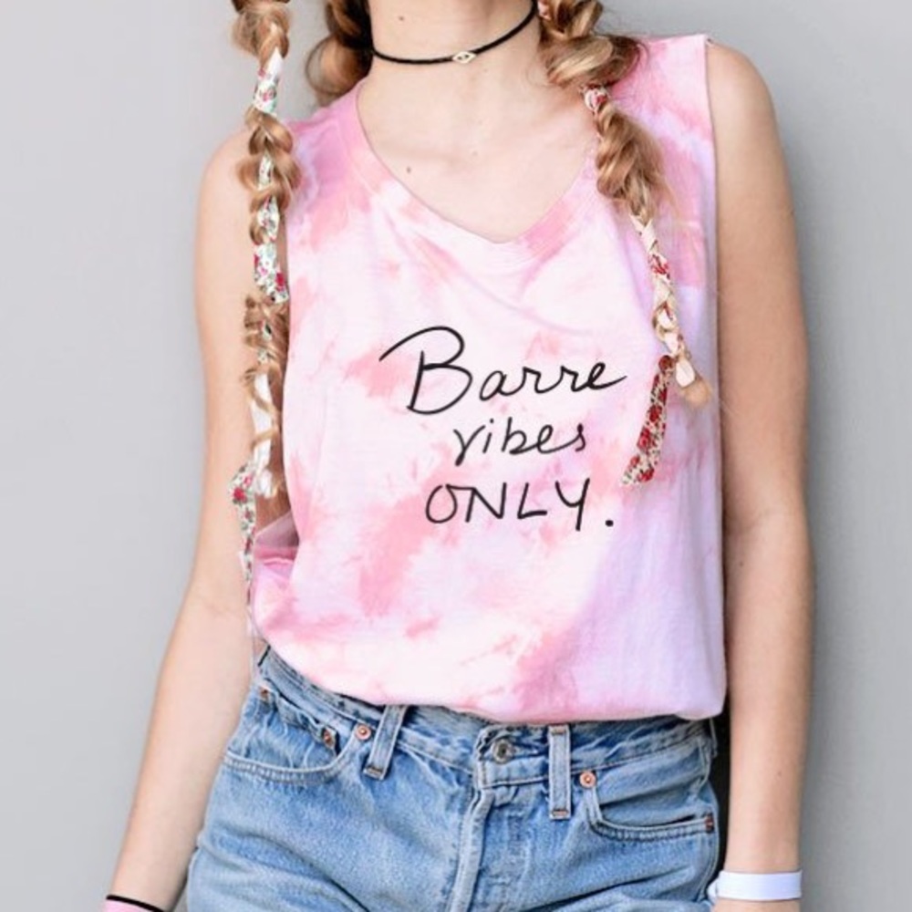 SOLD! Emi Jay Tank: Barre Vibes Only NWT!